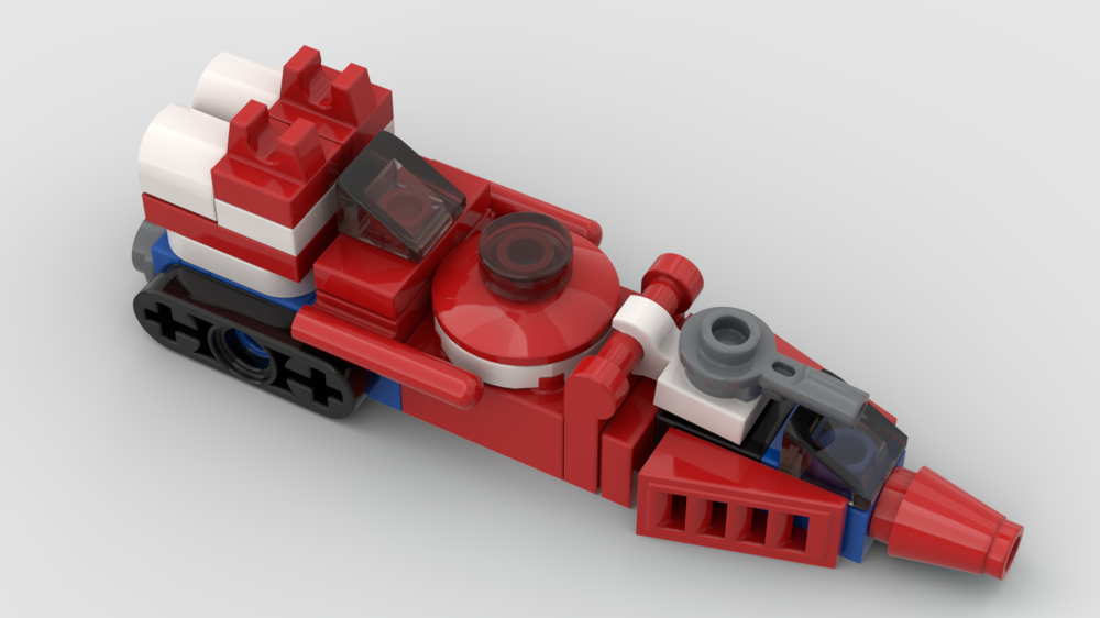 Lego MICRO MOC SHUTTLE TRIPARTIE ULYSSE 31