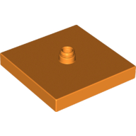 Lego Duplo Turntable 4 x 4 Base, Flush Surface / Orange