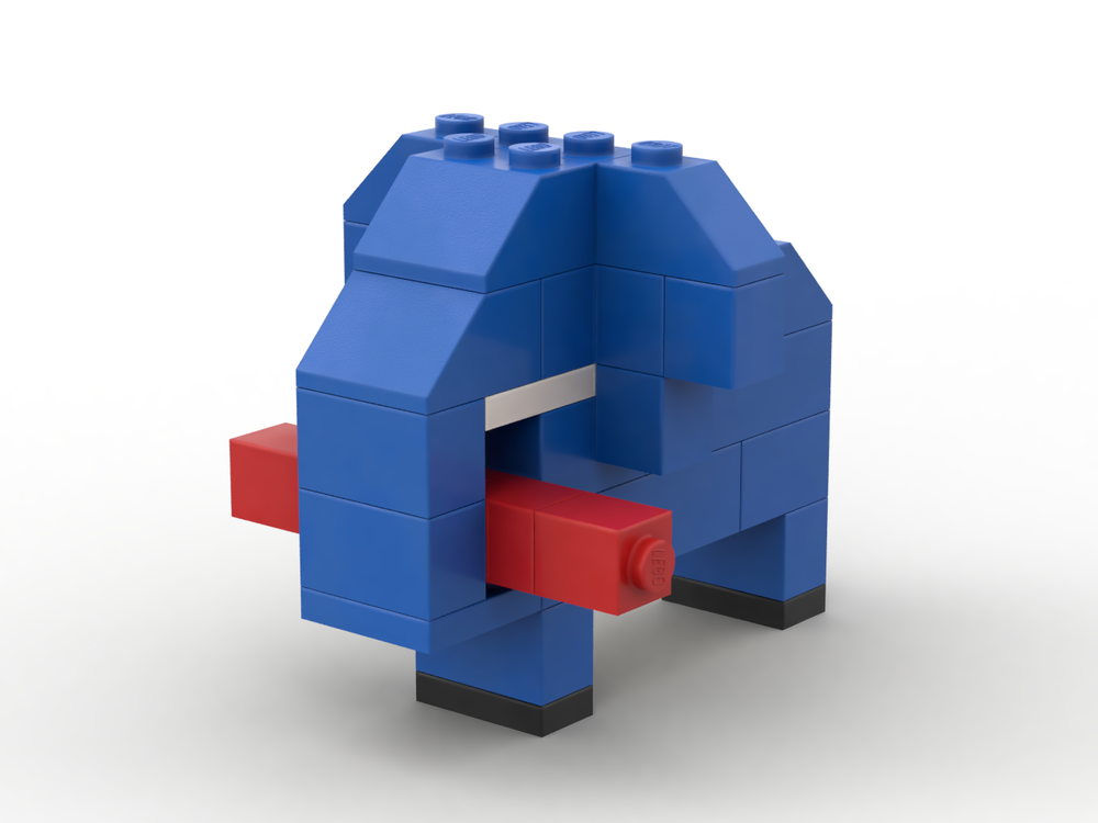 Lego 6370 Elephant with tree trunk