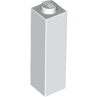 Lego Brick 1 x 1 x 3 / White