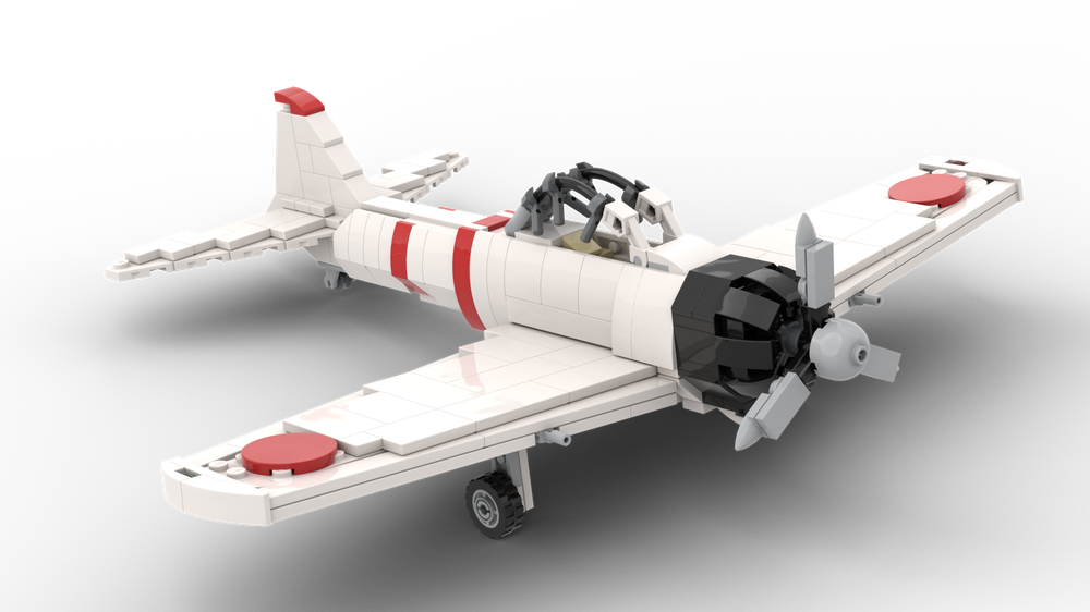 Lego A6M2 Zero (Minifig Scale 1:42)