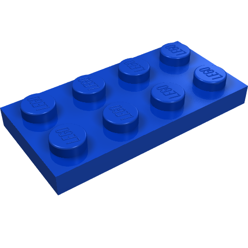 Lego Plate 2 x 4 with Square Underside Anti-studs