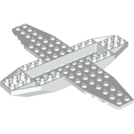 Lego Plane, Bottom 18 x 16 x 1 x 1 1/3 / White