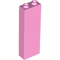 Lego Brick 1 x 2 x 5 / Bright Pink