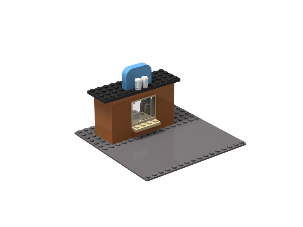 Lego Drive-up Coffee Shop