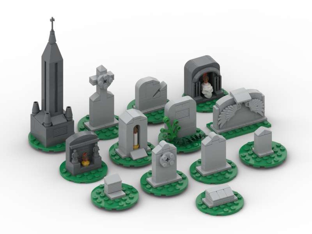Lego Tombstones