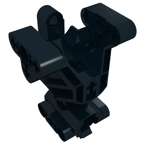 Lego Large Figure Skeletal, Torso, Gearbox / Black