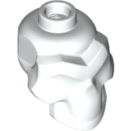 Lego Minifig Head Special, Skull [Plain] / White