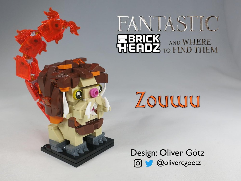 Lego Fantastic BrickHeadz and Where to Find Them: Zouwu