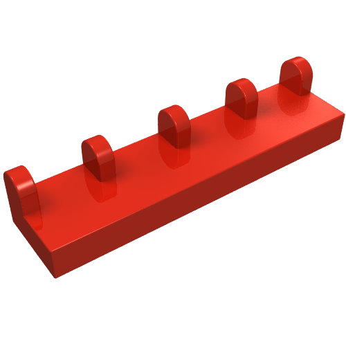 Lego Hinge Tile 1 x 4 / Red