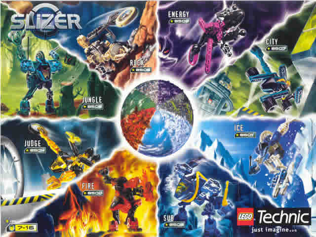 Lego 1999 Mini Technic Throwbot / Slizer (4124536-IN)
