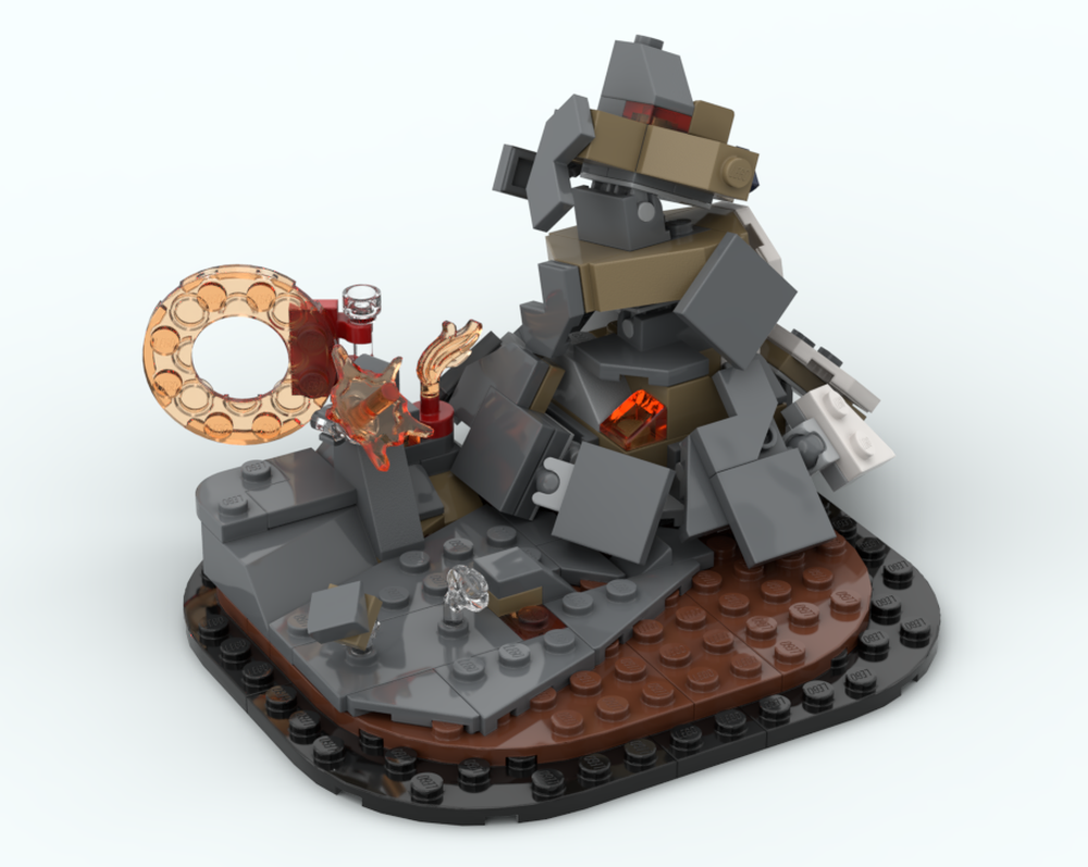 Lego Endgame: Black Panther and Hawkeye battle