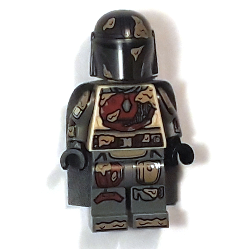 Lego The Mandalorian / Din Djarin - Tan Armor, Dirty