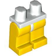 Lego Hips and Yellow Legs / White