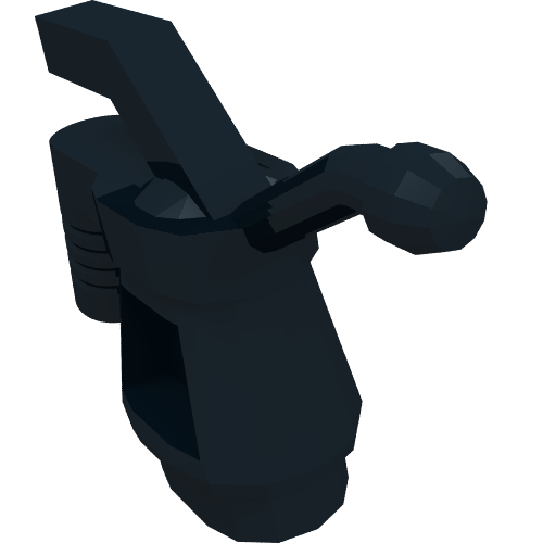 Lego Tool Oil Can [Ribbed Handle] / Black