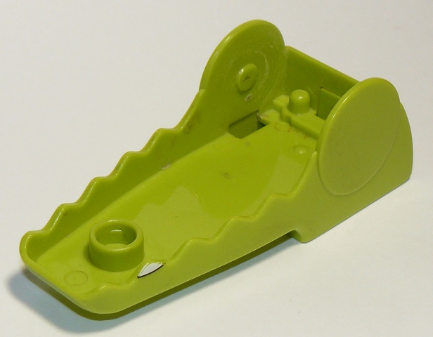 Lego Duplo Figure Head Animal 2 x 2 Base Alligator / Crocodile / Lime