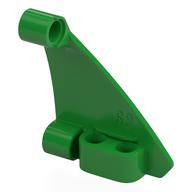 Lego Technic Panel Triangle 5 x 4 Right / Bright Green