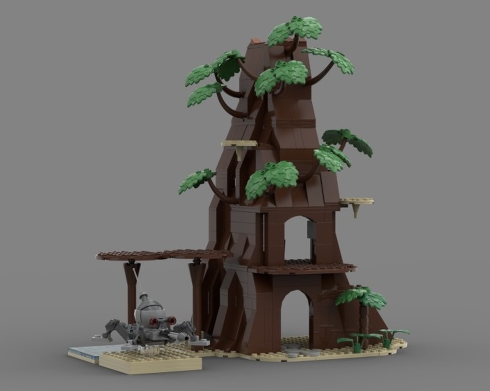 Lego Kashyyyk Wroshyr Tree Playscale Set