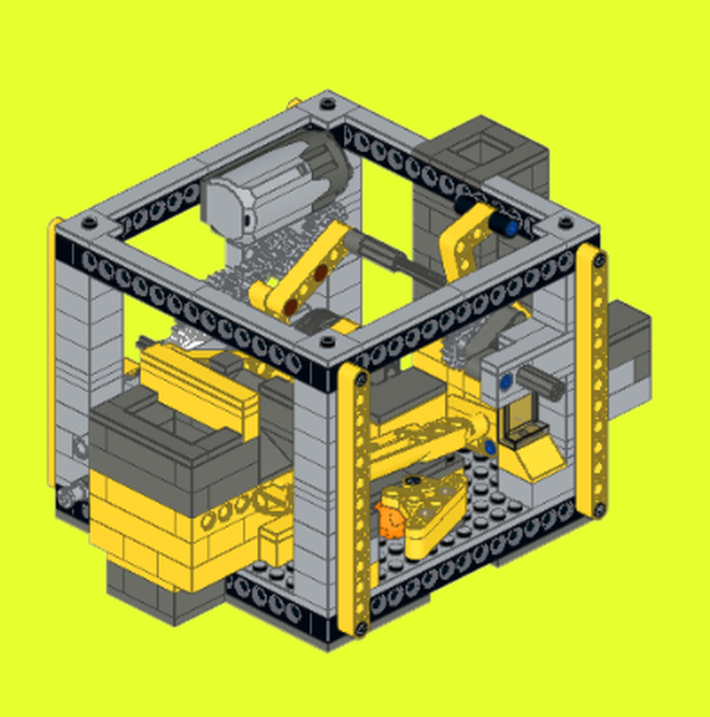 Lego GBC Stackable Miniloop #3: Swinging Fork