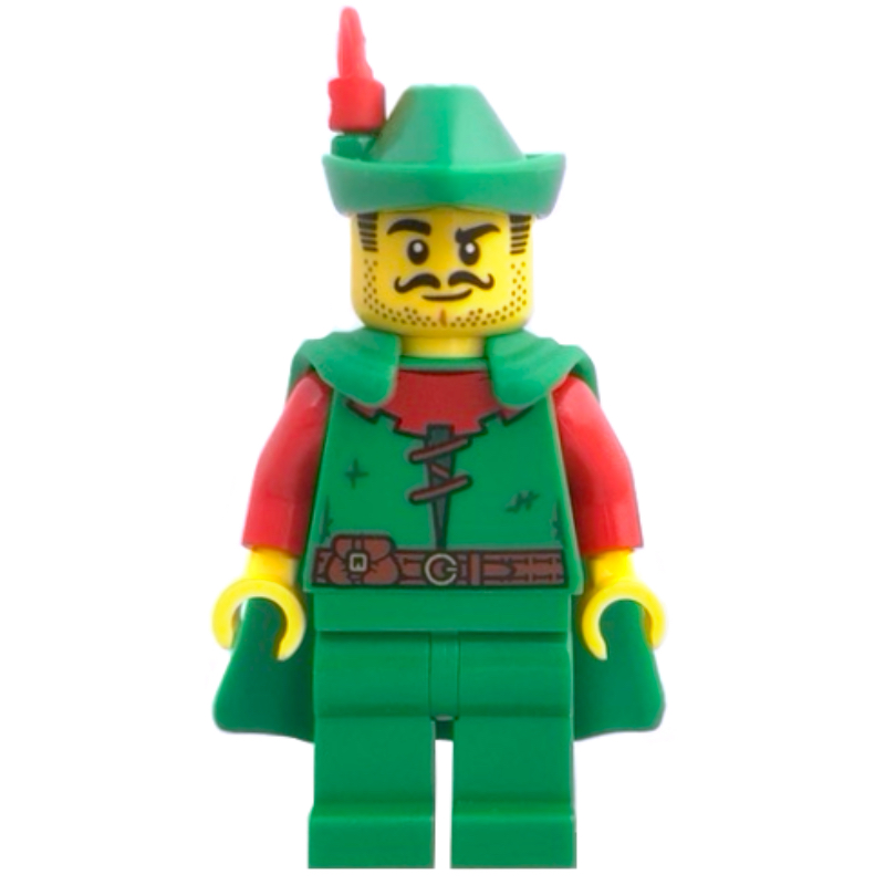 Lego Johnny Thunder as a Forestman