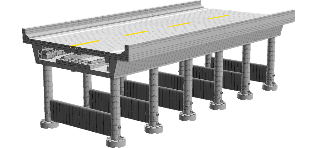Lego 7 Mile Bridge section