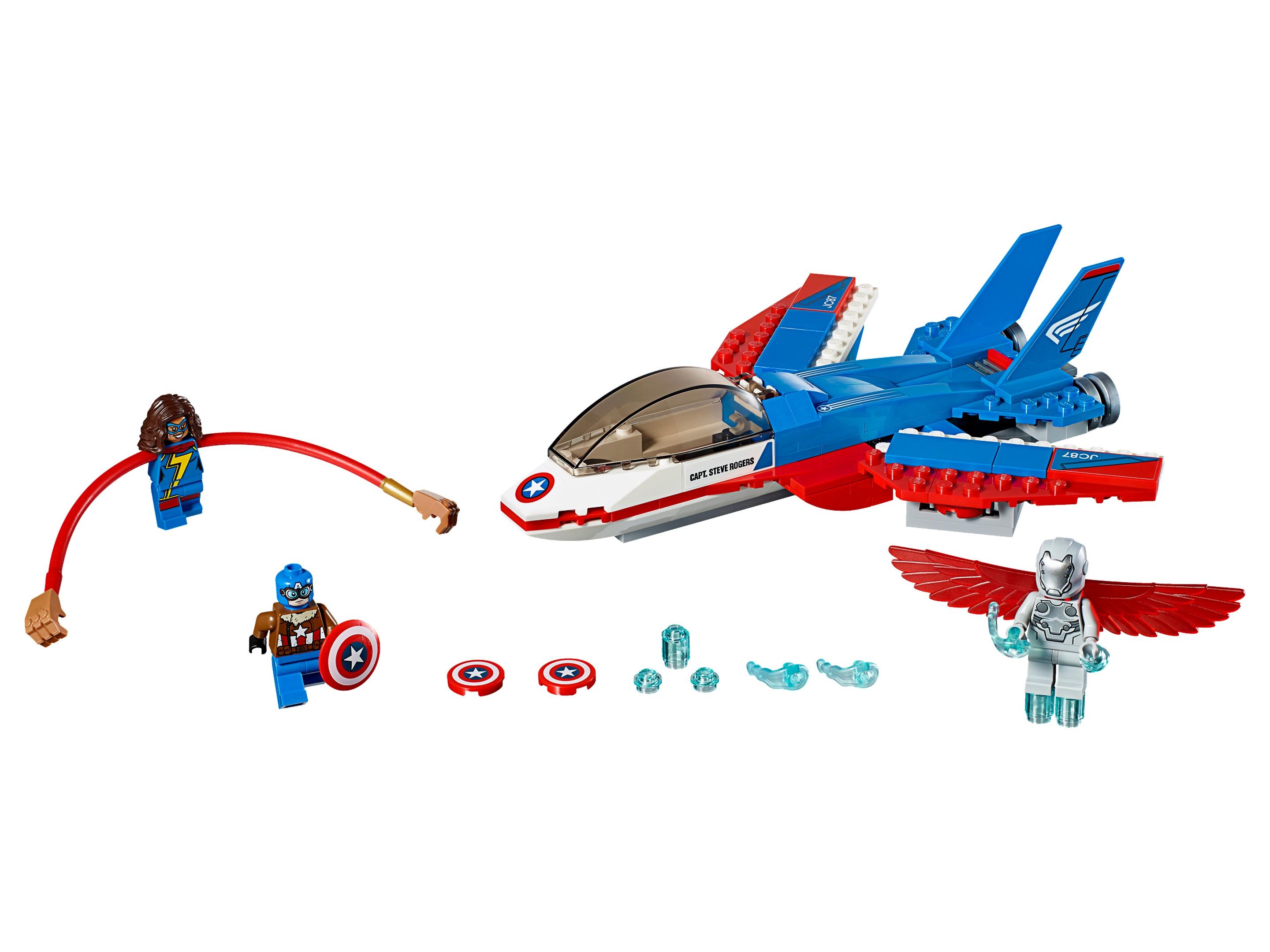 Lego Captain America Jet Pursuit
