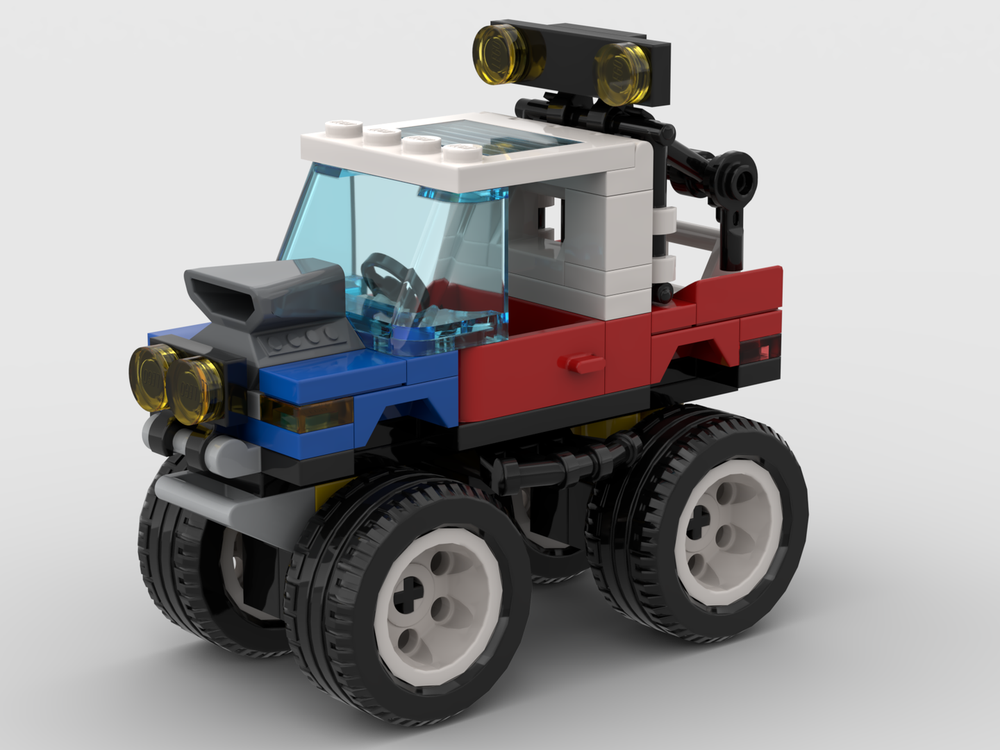 Lego 6641 - 4-Wheelin' Truck - Redesign