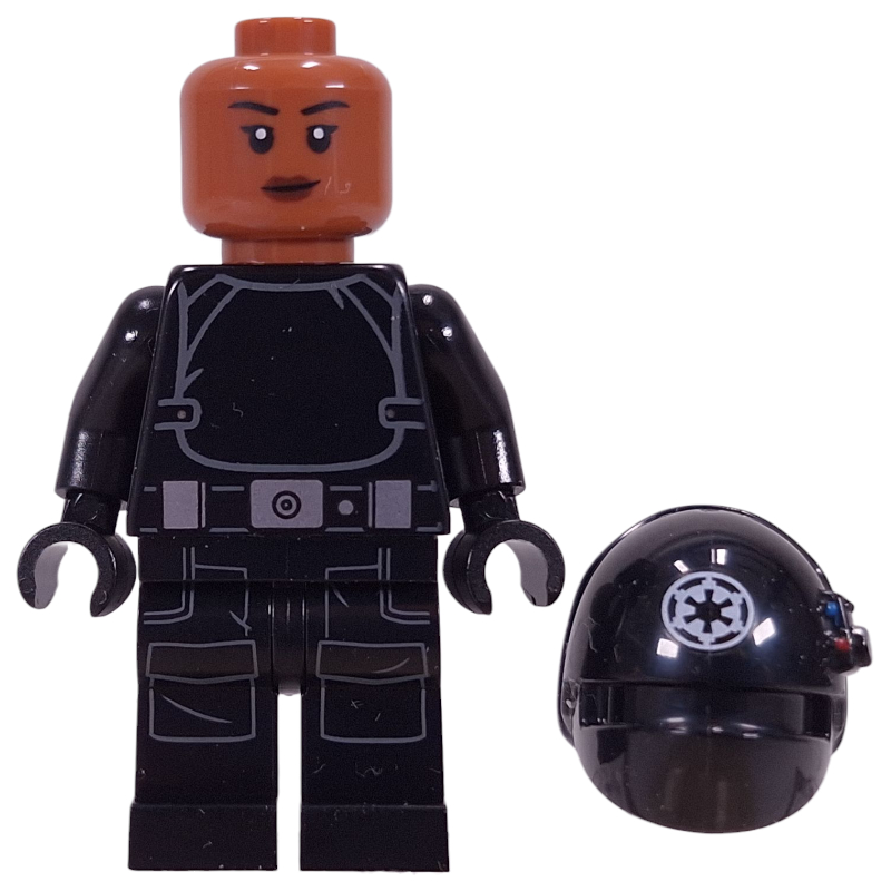Lego Imperial Gunner, Sienna Brown Head