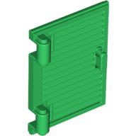 Lego Window 1 x 2 x 3 Shutter with Hinges and Handle / Green