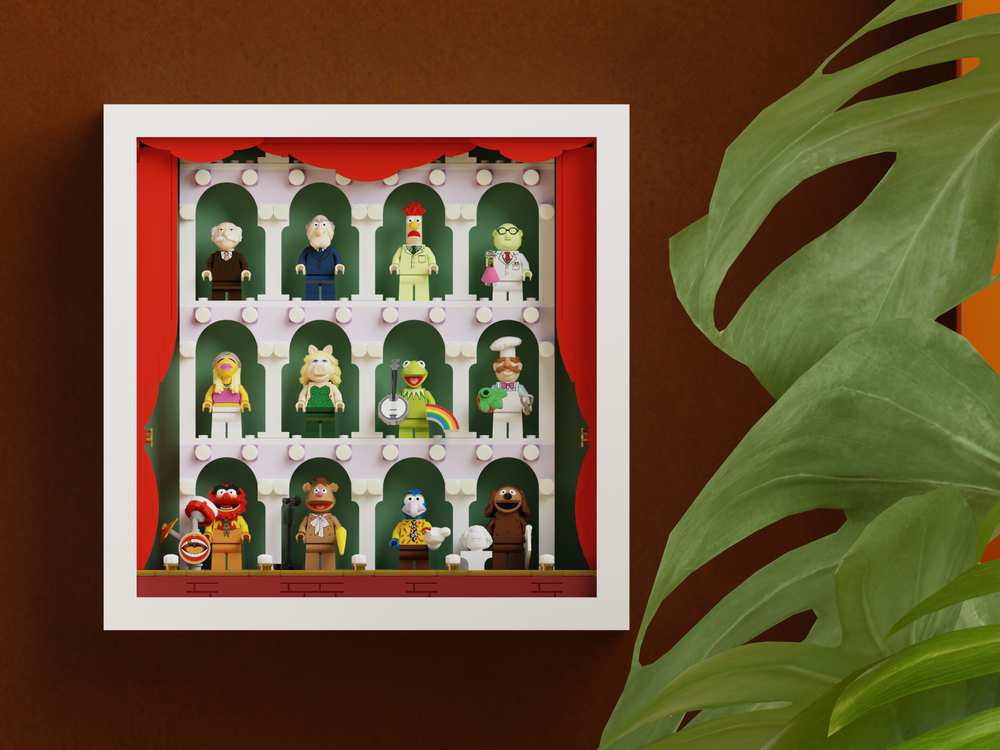 Lego Muppets Theater Picture Frame