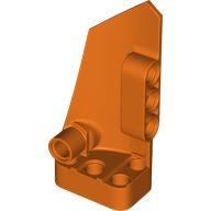 Lego Technic Panel Fairing # 4 Small Smooth Long, Side B / Reddish Orange