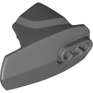 Lego Large Figure Limb Cover, Size 5, Armor with Ball Joint Socket / Dark Bluish Gray