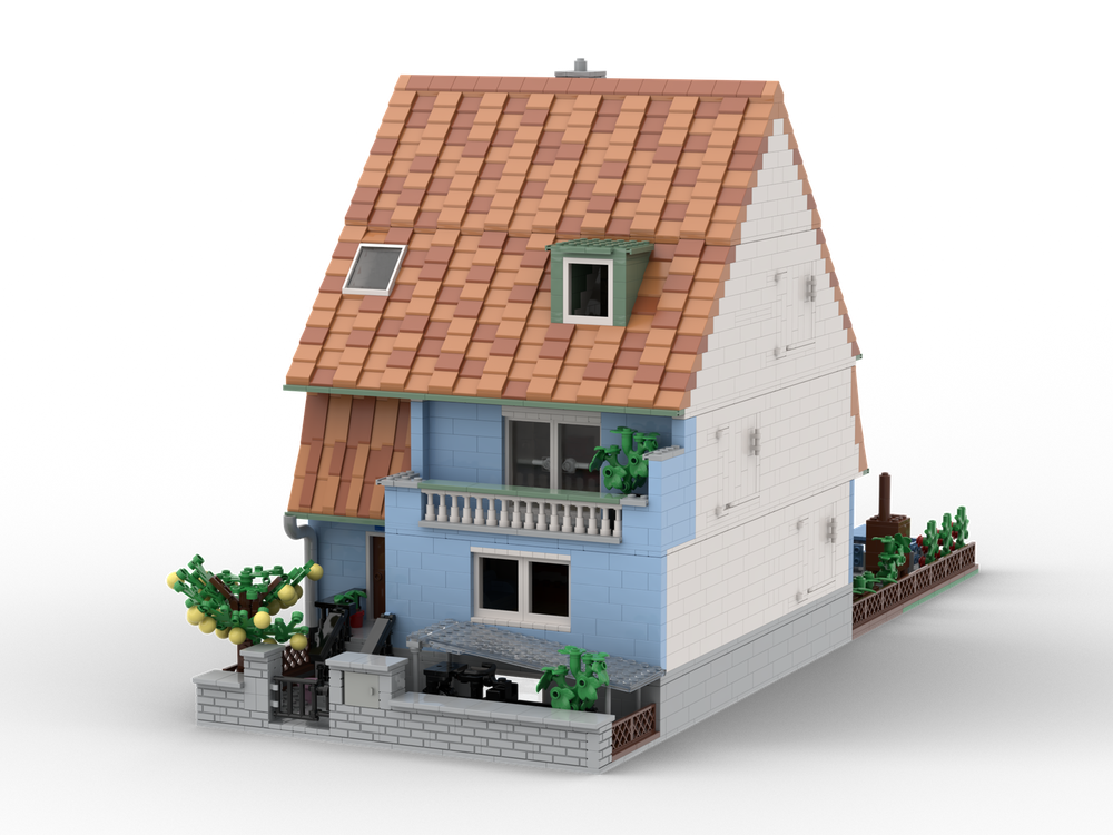 Lego Terraced Family house