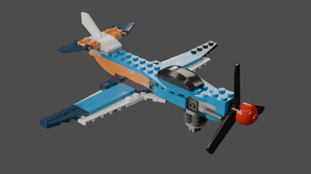 Lego Plane With Propeller Combo