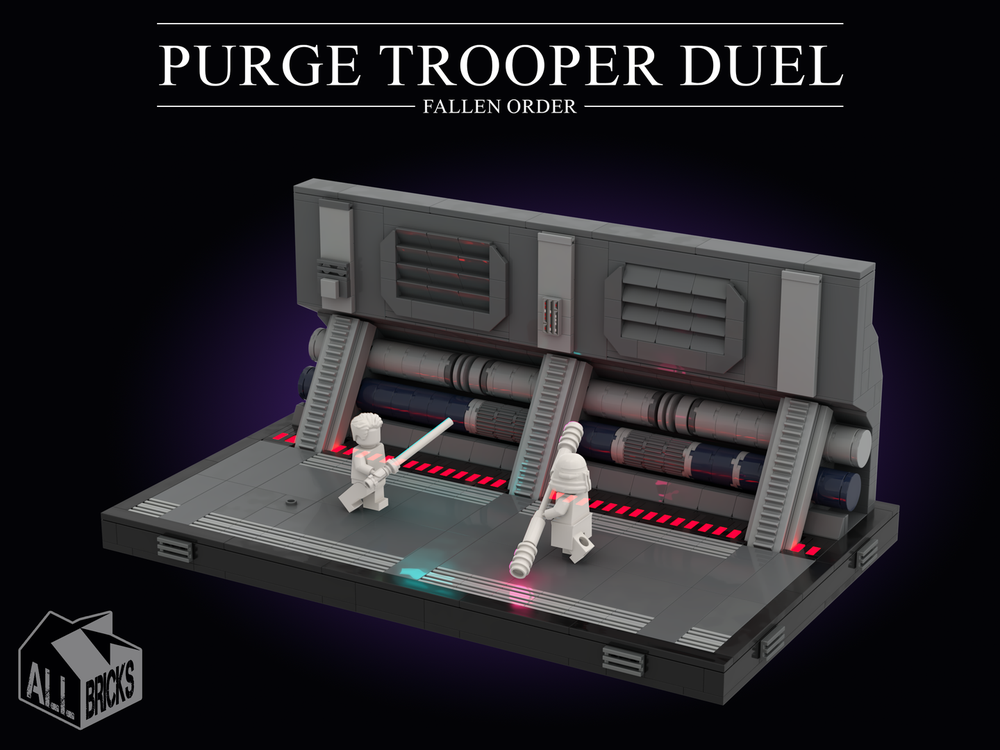 Lego Fallen Order: Purge Trooper Duel Diorama