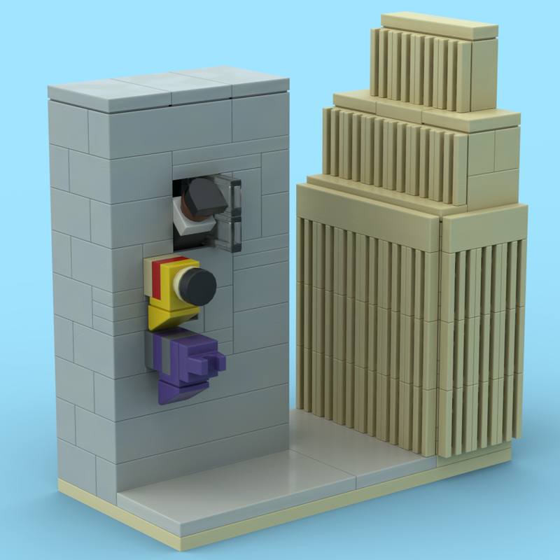 Lego 60's Batman Micro Scene