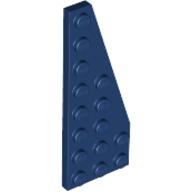 Lego Wedge Plate 8 x 3, 22° Right / Dark Blue