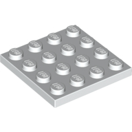Lego Plate 4 x 4 / White