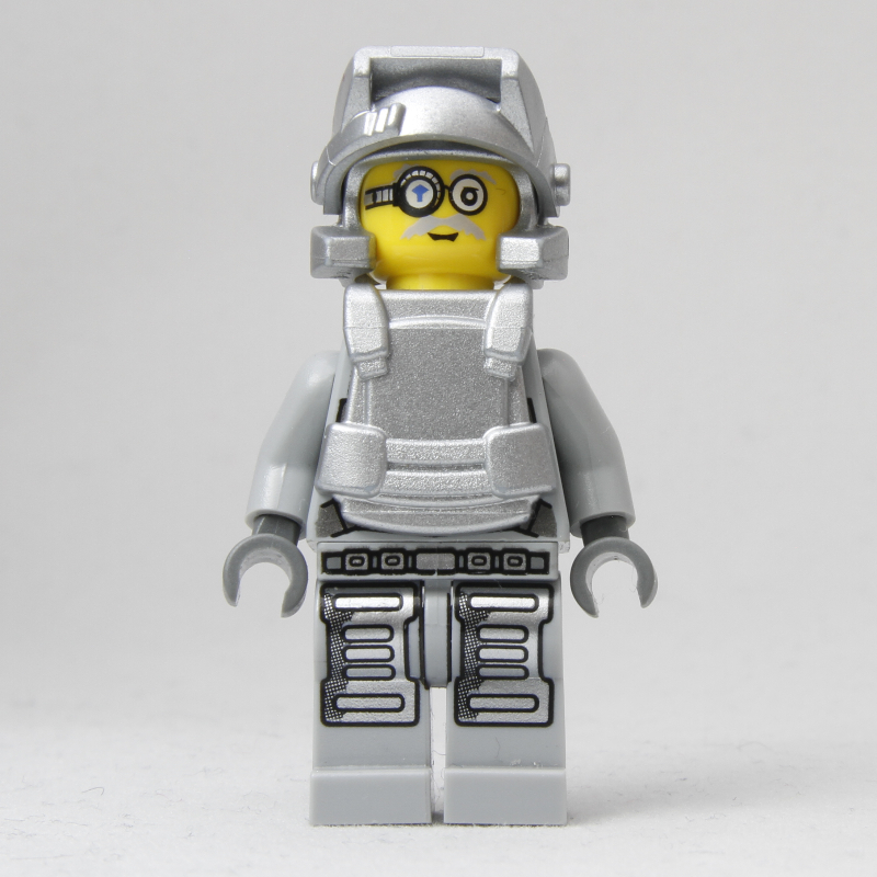 Lego Brains, Light Bluish Gray with Armor