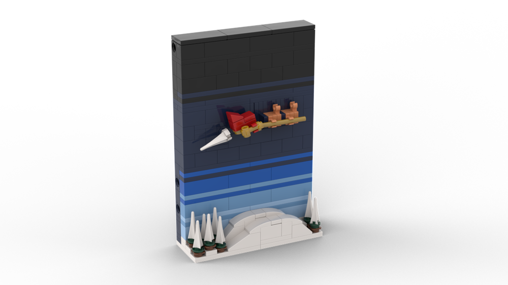 Lego Christmas postcard