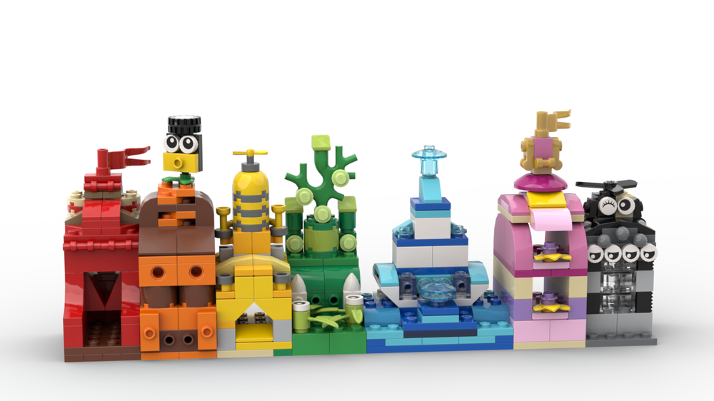 Lego 11018 Rainbow houses