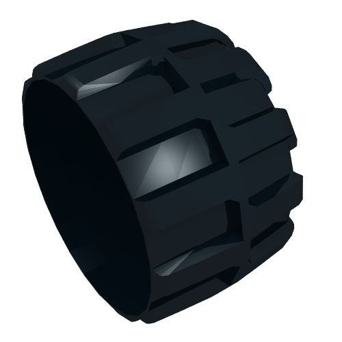 Lego Wheel Hard Plastic Giant (71mm D. x 47mm)