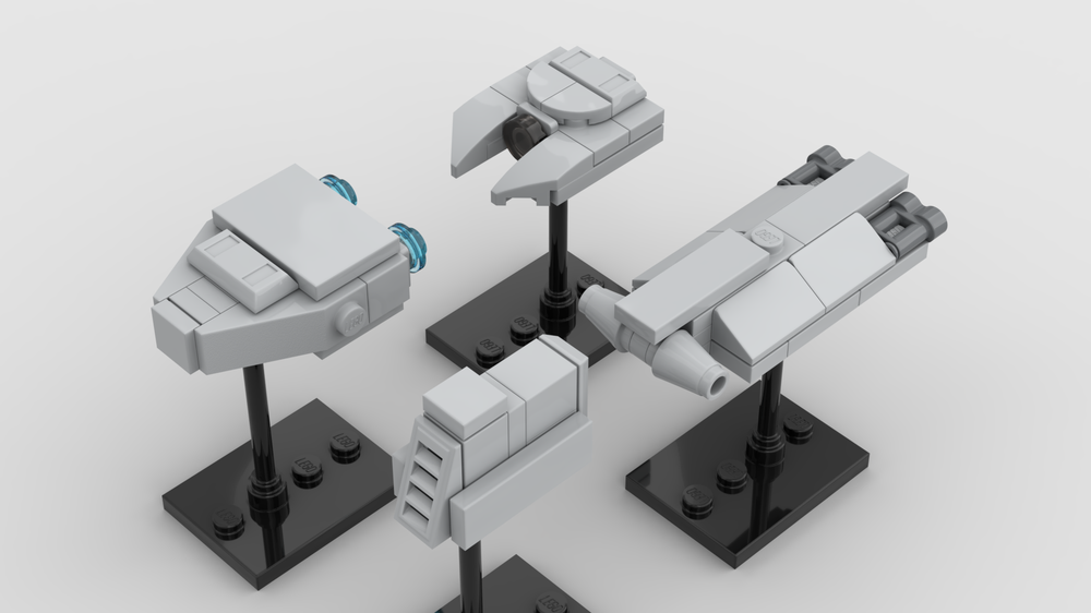 Lego 1:1455 Small Imperial Ships: Guardian-class, Theta-class, VT-49 Decimator, Imperial Cargo Shuttle