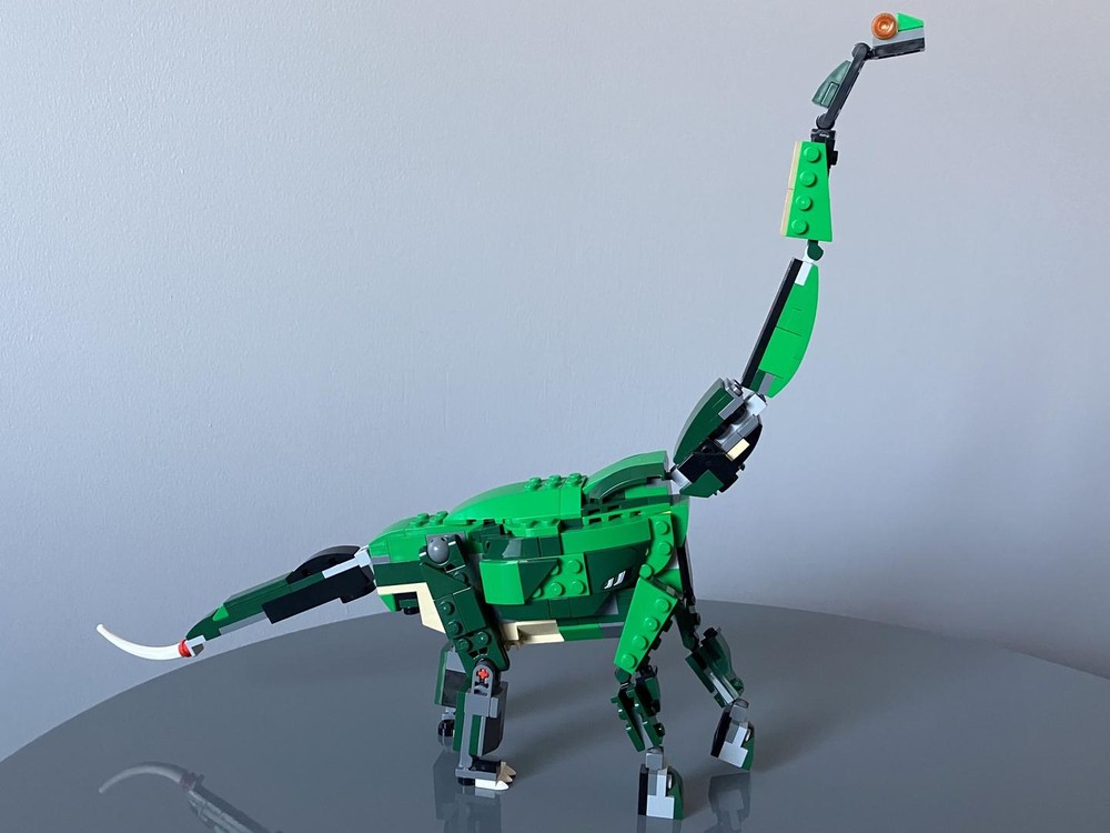 Lego Brachiosaurus altithorax (minifig scale, 76907 Lotus + 31058 Dinos alternate)