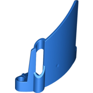 Lego Technic Panel Fairing #23 Large Short, Small Hole, Side B / Blue
