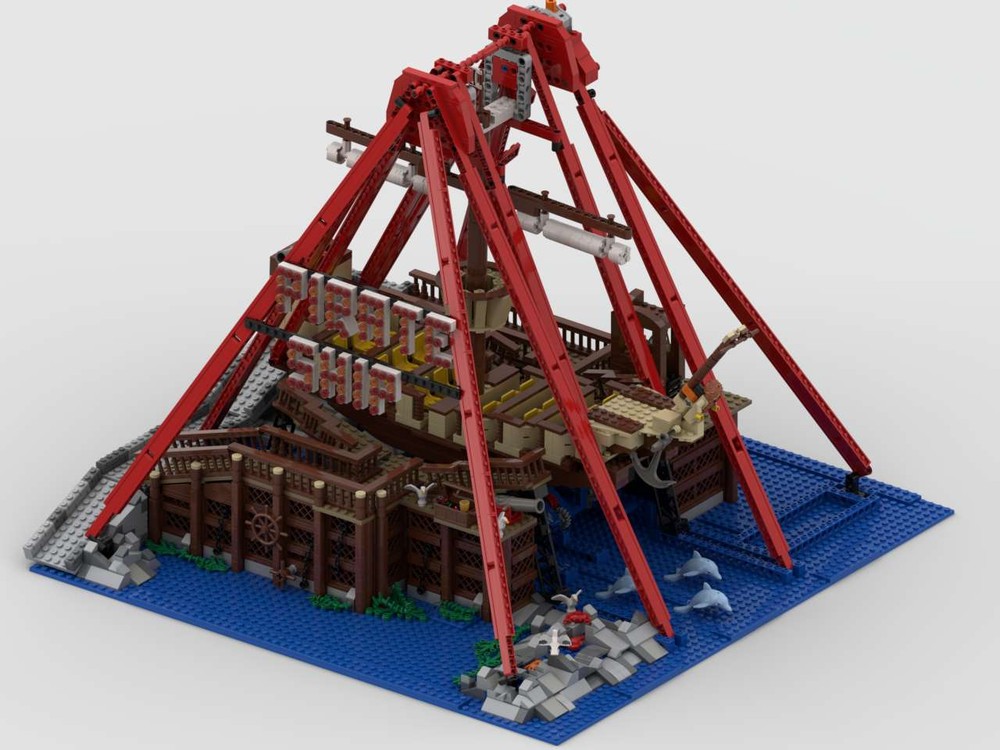 Lego Theme Park Pirate Ship ride