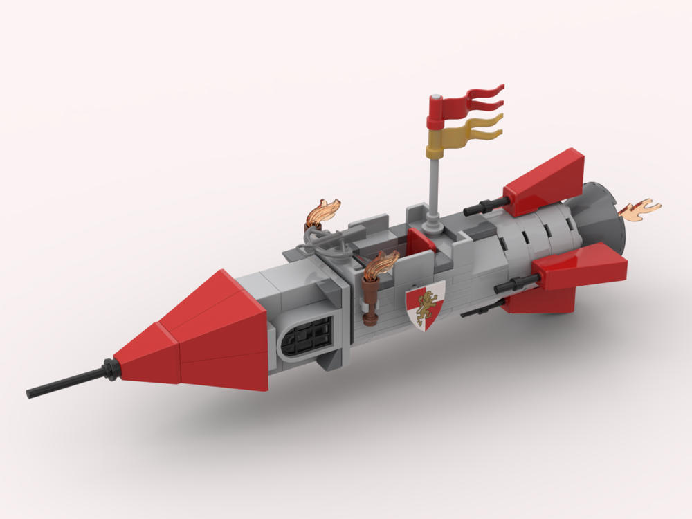 Lego Lion Knights Castle Rocket from Lego Universe