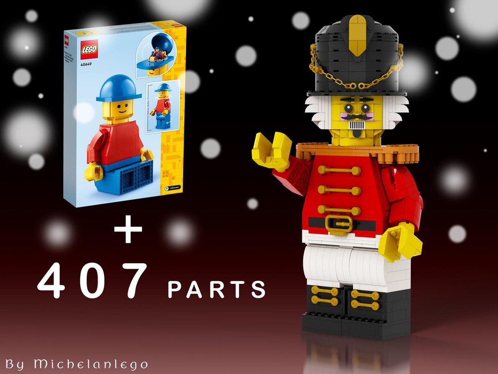 Lego Upscaled Minifigure Nutcracker