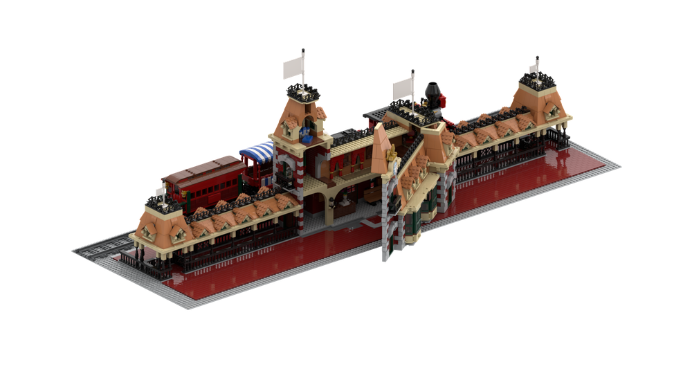 Lego Modified Expanded Disneyland Train Station