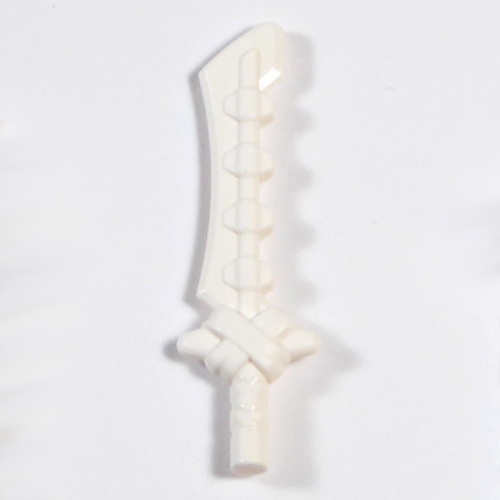 Lego Weapon Sword, Bone / White
